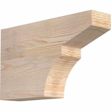 Ekena Millwork Monterey Smooth Rafter Tail, Douglas Fir, 3 1/2"W x 10"H x 16"L RFT04X10X16MON00SDF
